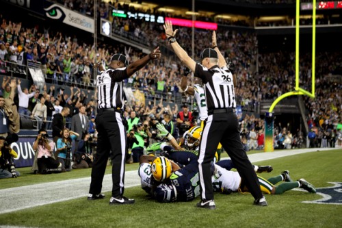Touchdown, interception or pass interference: Packers vs. Seahawks